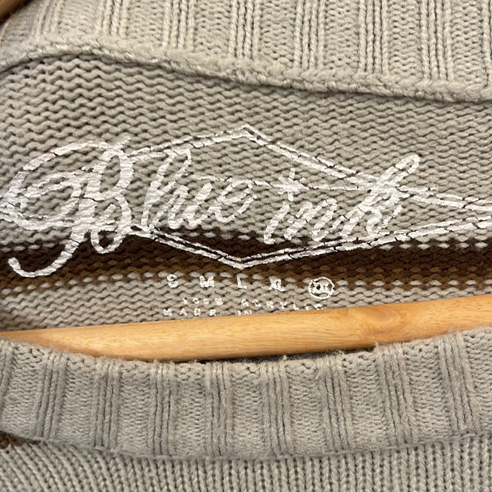 Casual sweater- Blue ink - XXL - Picture 2 of 4